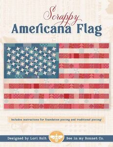 It's Sew Emma ISE294 Scrappy Americana Flag Quilt Pattern