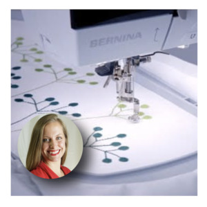 Bernina Embroidery Mastery Class with Barbara Douthat Time: February 4th- 9:30 - 12:30 pm