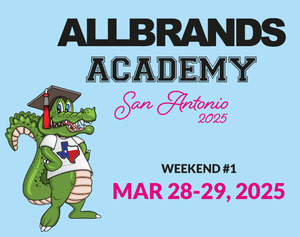 AllBrands Academy Embroidery Sewing & Quilting Event Fri-Sat March 28-29, 2025 San Antonio, TX Store