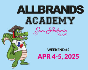 AllBrands Academy Embroidery Sewing & Quilting Event Fri-Sat April 4-5, 2025 San Antonio, TX Store