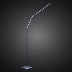 Daylight U35219 U35119 Slimline 4 LED Floor Lamp Light - Satin Silver or Brushed Steel