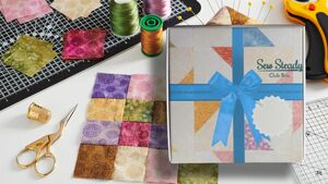 : Sew Steady Westalee WT-CLUB Elevate Ruler, Embroidelee, or Get it All Box with 3-4 Projects, Tools, Fabric +$200 Value