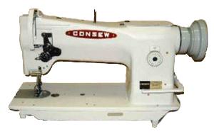 Consew 206RB 5  Walking Foot, Needle Feed Industrial Sewing Machine, Safety Clutch for ReTiming, Unassembled Power Stand