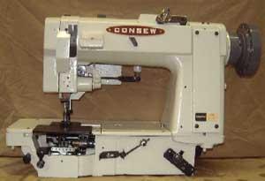 Consew 3321-194 High Speed Heavy Duty Single Needle Two Thread Drop Feed Needle Feed Assembled with Motor