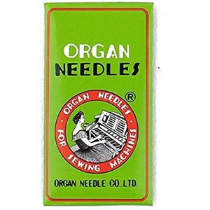 Organ  Home & Industrial Regular Sewing Machine Needles, Box of 1000, 10 boxes of 100, Specify Machine Brand, Name, Model, Needle System#, 1 Size