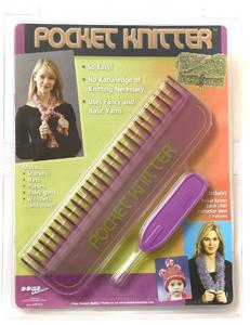 American Bond, Pocket Knitter, 20309,  9 inch, with 7 Patterns, uses Chunky, or Bulky Yarns