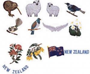 Elna MC37 New Zealand Envision Embroidery Card