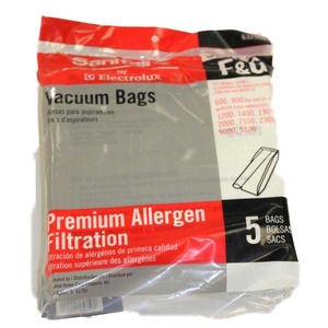 12212: Sanitaire 63250, 5 Pack of Style FG F&G Vacuum Cleaner Allergen Filtration Bags