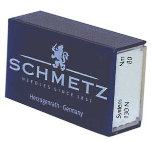 12215: Schmetz NS130N-90 Top Stitch Oversize Eye 100 Sewing Machine Needles Size 90