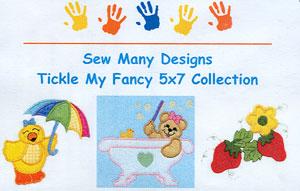Sew Many Designs Tickle My Fancy Applique Designs Multi-Formatted CD