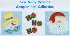 Sew Many Designs Sampler Applique Designs Multi-Formatted CD
