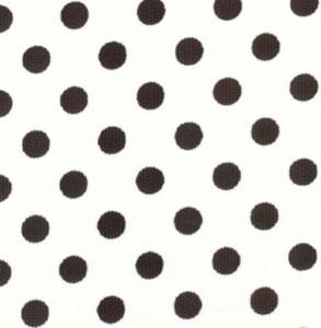 Fabric Finders 15 Yd Bolt 9.34 A Yd 434 100 percent Pima Cotton 60 inch White with Large Black Spot Pique