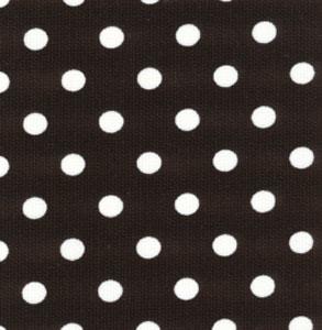 Fabric Finders 15 Yd Bolt 9.99 A Yd 435 Black With White Dot Pique 100% Pima Cotton 60 inch