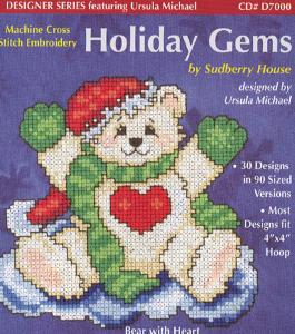 Sudberry House D7000 Holiday Gems Machine Cross Stitch Multi-Formatted CD
