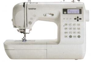 13555:Brother Original NS80 Demo 80 Stitch Project Runway Computer Sewing Machine, 2 Fonts, 10x1Step Buttonholes, 55 Alphabet Characters, 35 Stitch Memory