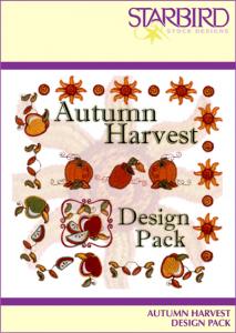 Starbird Embroidery Designs Autumn Harvest Design Pack
