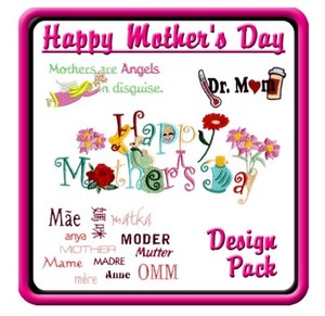 Starbird Embroidery Designs Happy Mother’s Day Design Pack