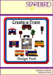 Starbird Embroidery Designs Create-a-Train Design Pack