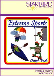 Starbird Embroidery Designs Extreme Sports Design Pack