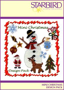 Starbird Embroidery Designs Mini Christmas Design Pack