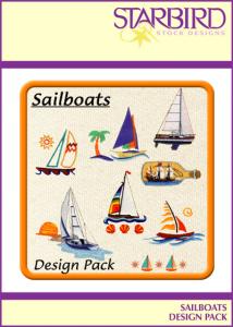 Starbird Embroidery Designs Sailboats Design Pack