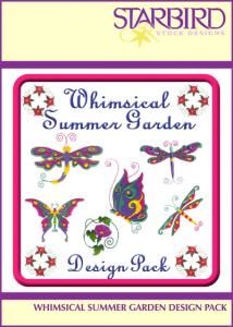 Starbird Embroidery Designs Whimsical Summer Garden Design Pack