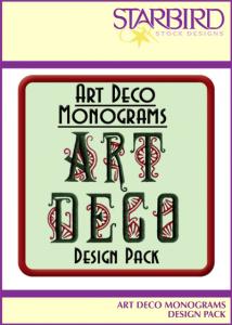 Starbird Embroidery Designs Art Deco Monograms Design Pack