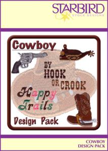 Starbird Embroidery Designs Cowboy Design Pack