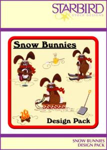 Starbird Embroidery Designs Snow Bunnies Design Pack