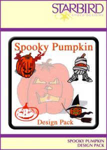 Starbird Embroidery Designs Spooky Pumpkins Design Pack