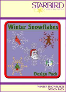 Starbird Embroidery Designs Winter Snowflakes Design Pack