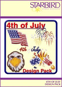 Starbird Embroidery Designs 4th of July Design Pack