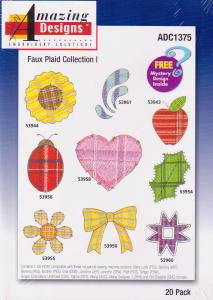 Amazing Designs ADC1375 Faux Plaid Collection I Multi-Formatted CD