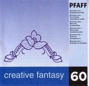 Pfaff No. 60 Richelieu- Pattern Combinations Embroidery Card