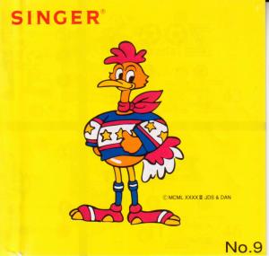 Singer No. 9 Zoo League Soccer Designs Embroidery Card for XL100, XL150 & XL1000 Embroidery Machines