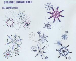 Dakota Collectibles 970339 Sparkle Snowflakes Large and Small Designs  Multi-Formtted CD