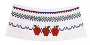 15592: Ellen McCarn EM164 Apple-Jack Smocking Plate Pattern in Colors