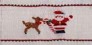 Ellen McCarn EM113, Lickity Christmas Smocking Plate Sewing Pattern