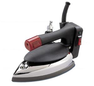 Hi Steam EFE 55W Pro Gravity Feed Steam Iron 5Lbs, Hot Iron Rest, Demineralizer, 3 Prong Safety Plug End on Power Cord