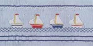 Ellen McCarn EM038, Regatta Smocking Plate Sewing Pattern