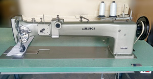 Juki, LG-158-1, Single Needle, 30" LongArm, Walking Foot, Industrial Sewing Machine, & Power Stand LG158, 10mm SL, 7/8" Lift, Big M Bobbin, 100 DDx1 Needles