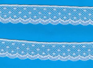 Capitol Imports, French Val Lace, 854 Lace, White, 1 1/4 Inches Wide
