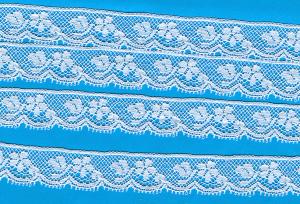 Capitol Imports 631 French Val Lace White 1/2" Wide for Heirloom Sewing