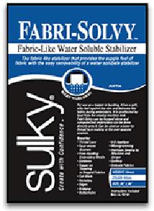 Sulky 407-08 Fabri-Solvy Firm, Washaway Stabilzer 8" Inches x 9yd Yard Roll, for embroidery, cut-work, lace making and appliquel