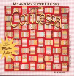 Me and My Sister Designs Contessa Quilt Pattern CD for an 80 x 80 Inch , 2 Bonus Designs Bella and Ashley