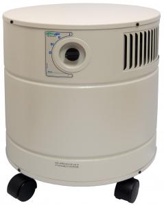 AllerAir, 4000 D, Exec Air, Cleaner Purifier, 15x17.5", on Casters, 400CFM, 50-75dB, 8'Cord, 3Speeds, 16Lb 3" carbon filter, Micro-HEPA & pre-filter, 44Lbs