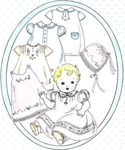 The Old Fashion Baby By Jeannie Baumeister Best Embroidered Baby Clothes One Pattern