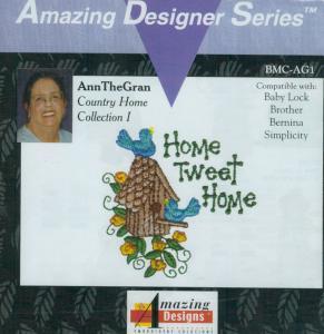 Amazing Designs HMC AG1 AnnTheGran Country Home Collection I Viking  Embroidery Card