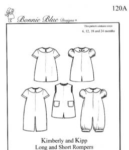 Bonnie Blue BBDP120 Kimberly-Kipp Size 6-24mo & 3-5yrs