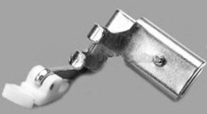 Generic 551T Low Shank, Screw On Teflon Adjustable Zipper Cording Presser Foot for Sewing Machines
